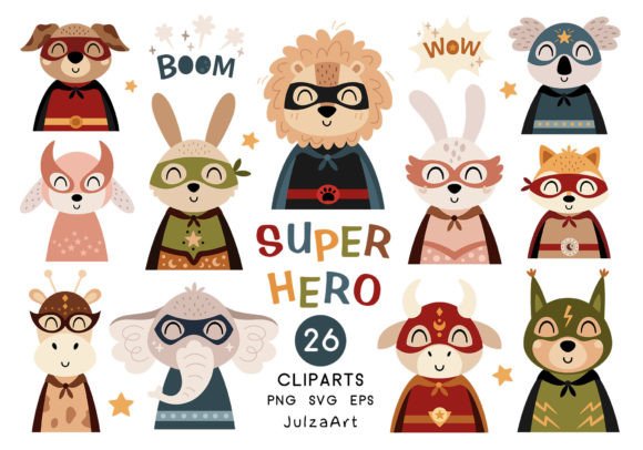 Animal Superhero Clipart: Unlocking Creative Power with Superhero Svg