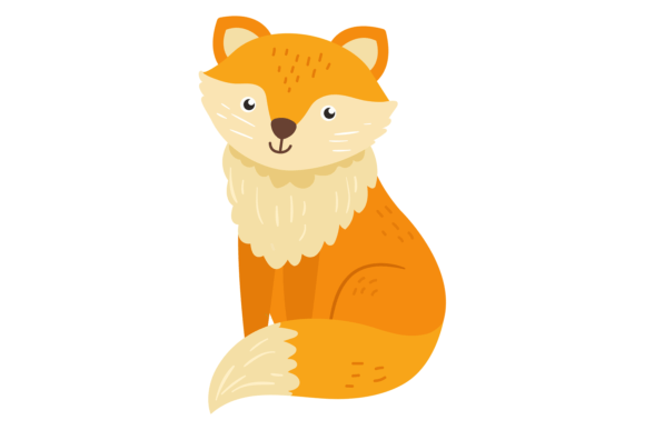 Fox in Scandinavian Style: Cute Animal C for Whimsical Branding