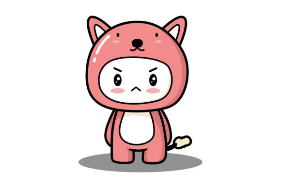 Kawaii Animal Design-03: A Playful Vector for Creative Projects