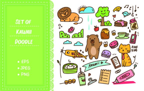 Set of Animal, Food and Etc: A Playful Toolkit for Modern Design