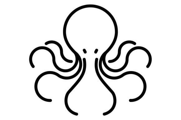 The Octopus Linear Symbol: A Marine Animal Icon for Modern Design